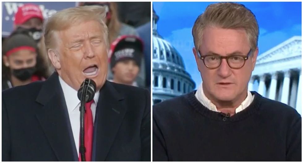 ‘He just looks desperate’: Morning Joe panel destroys Trump’s attempts to undermine the election