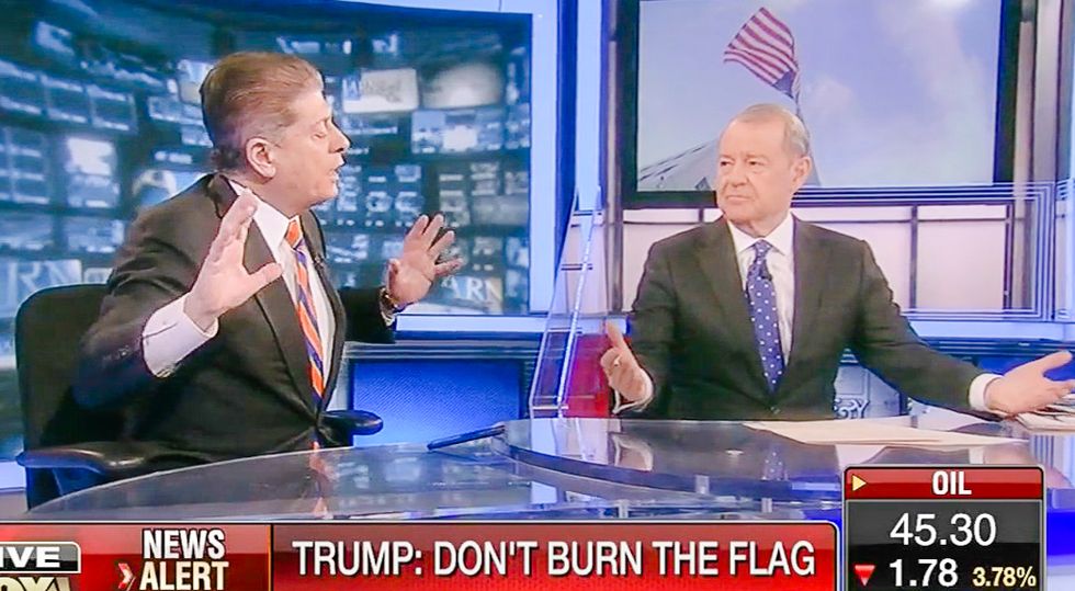Fox host says Trump's 'new Supreme Court' will let him strip citizenship for flag burning