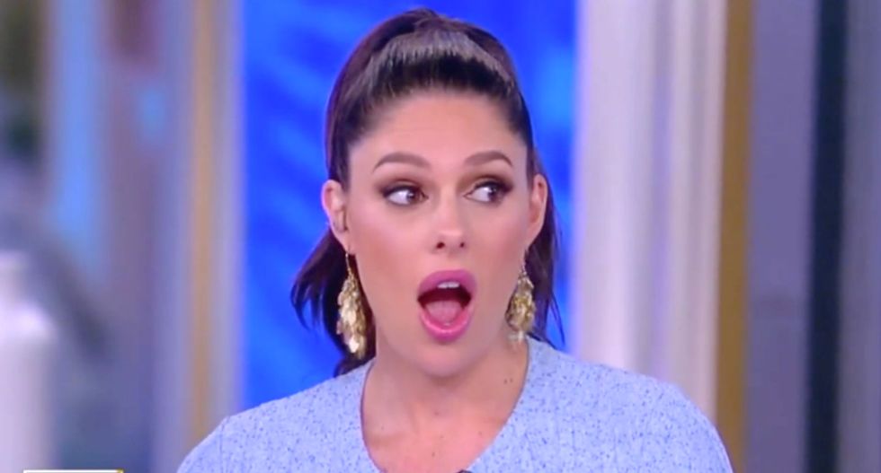The View’s Abby Huntsman left sputtering after Sunny Hostin takes a wrecking ball to her claims about AOC