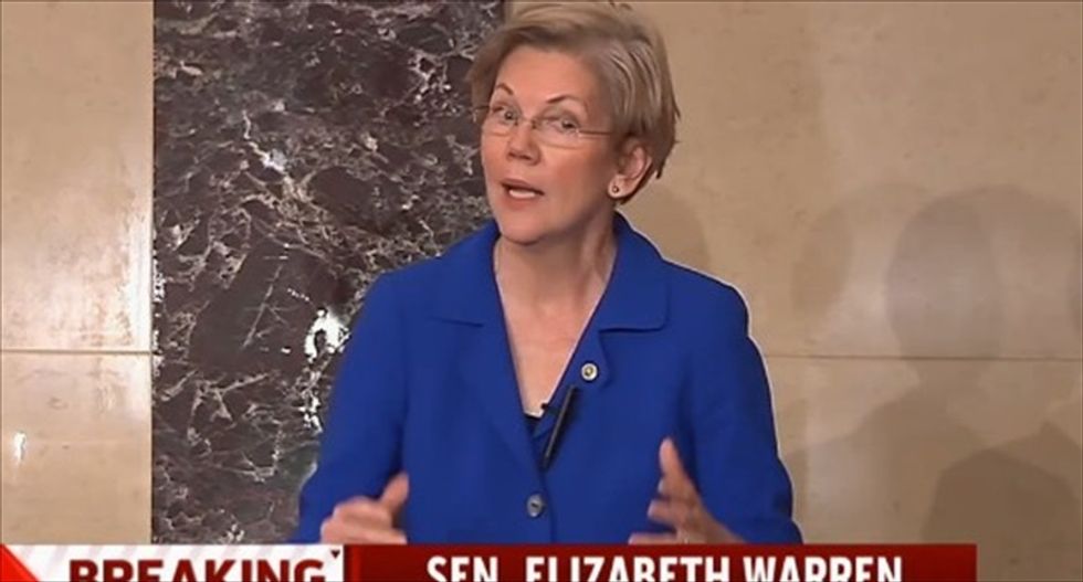Elizabeth Warren: Congress will have 'blood on its hands' if it won't ban 'Rambo-style' weapons