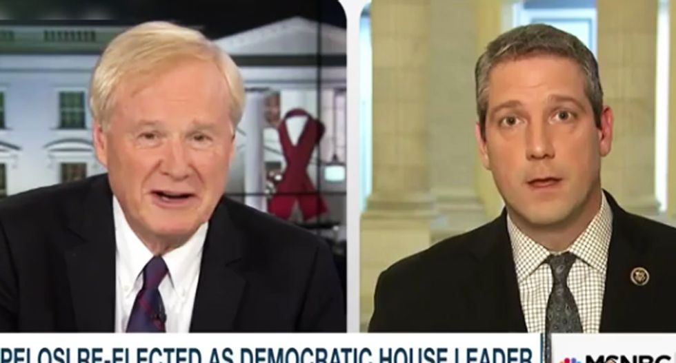 Rep. Tim Ryan busted by MSNBC host for using 'dago red wine' slur while talking about Pelosi challenge