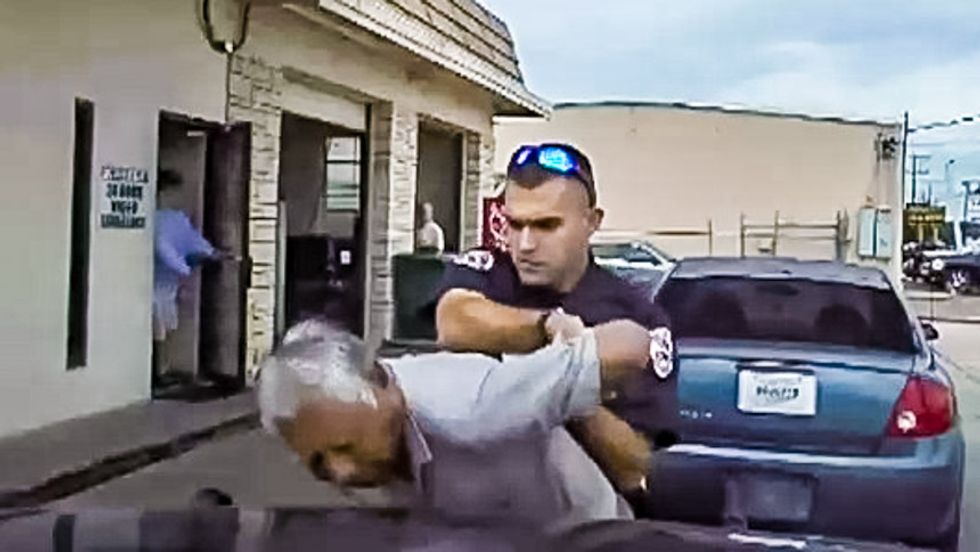 'Goddamned Nazi Stormtrooper': Texas cop Tasers 76-year-old man with expired inspection