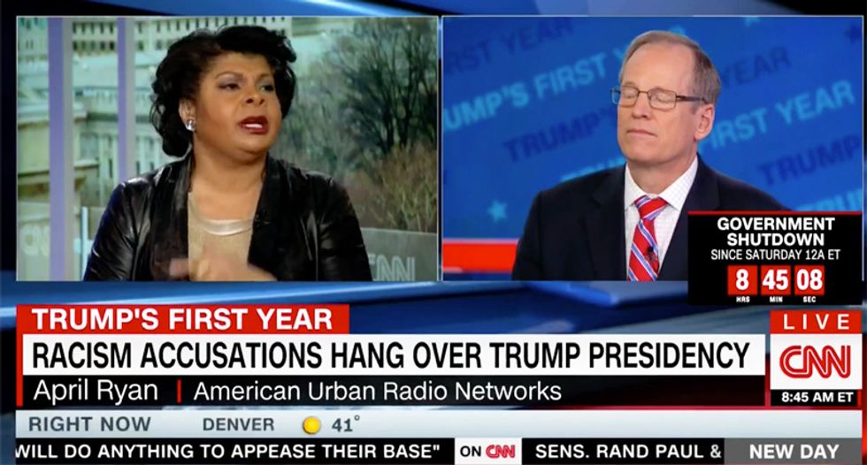 'Jack, you have to stop this': Watch April Ryan scold Jack Kingston for continuing to defend Trump's racism
