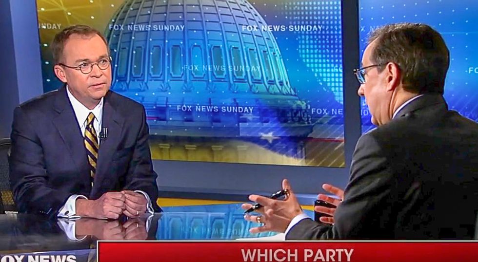 Chris Wallace kneecaps Mick Mulvaney for shutdown hypocrisy: 'You supported holding the government hostage'