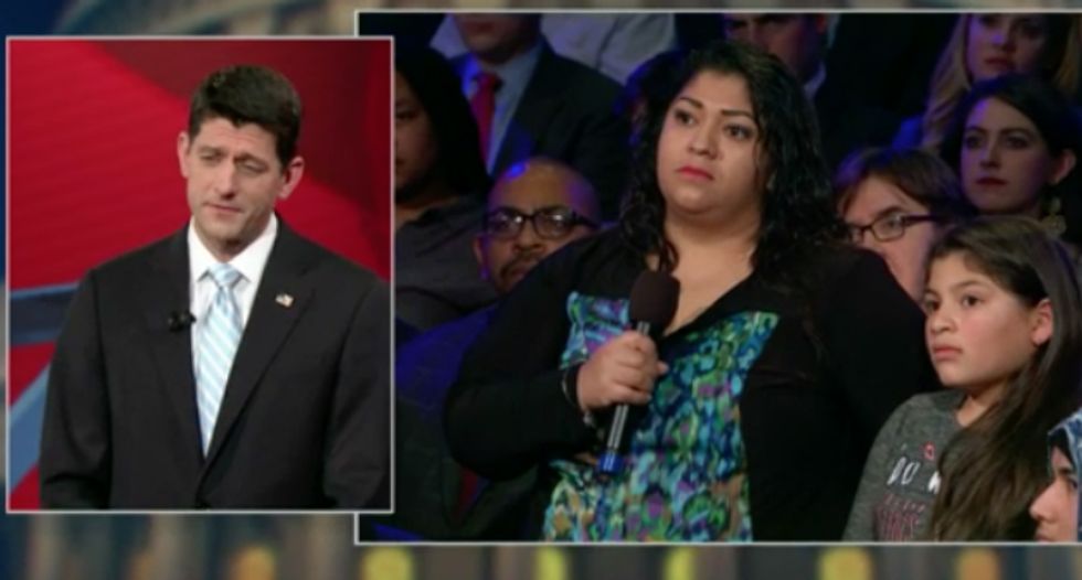 FLASHBACK: Paul Ryan tells undocumented mom she shouldn't be deported — and promises not to 'pull the rug' from under her