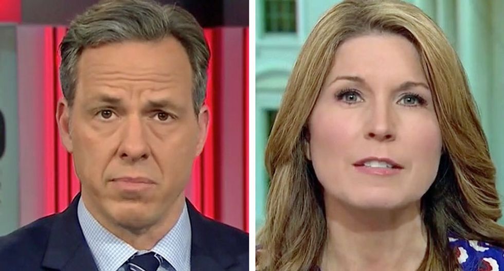 MSNBC and CNN cut away from Sarah Huckabee Sanders mid-briefing