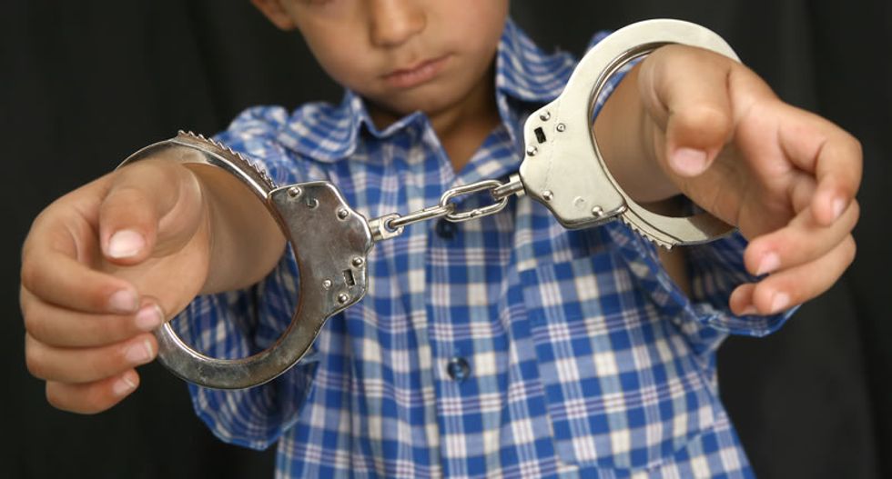 New York state police handcuff and shackle 'combative' five-year-old