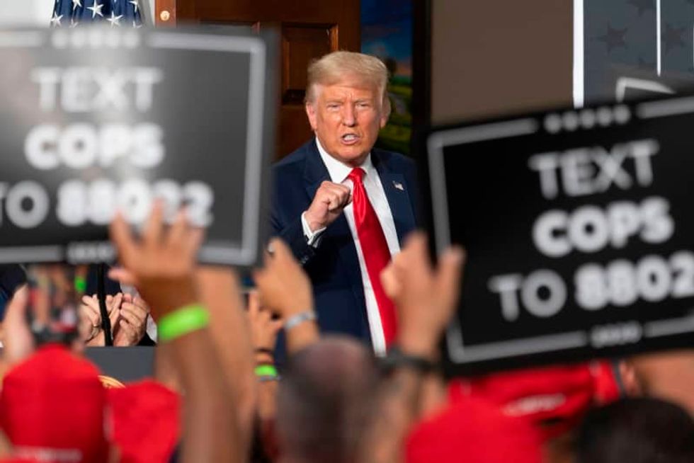 Largest NYC police union endorses Trump reelection bid