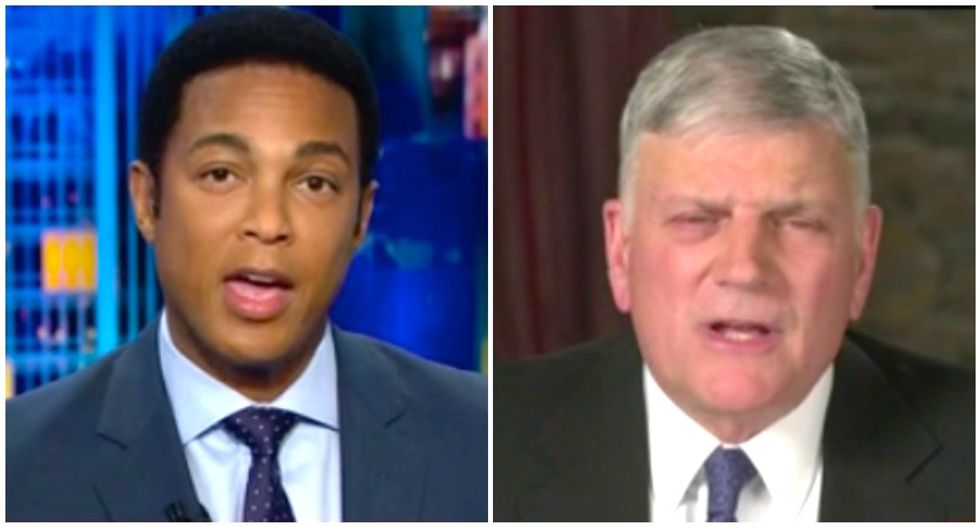 Don Lemon perfectly nails Franklin Graham's 'ends justify the means' moral hypocrisy on Trump