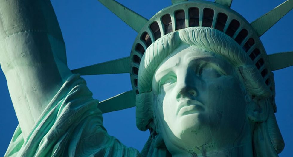 That Statue of Liberty poem everybody quotes? It's about a different refugee crisis -- but it's still relevant today