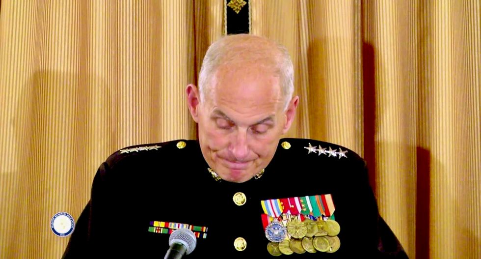 John Kelly and his wife sat with Michelle Obama at Gold Star family gathering after son's death: report