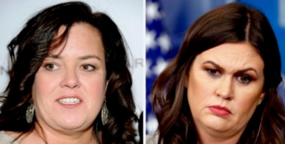 Rosie O’Donnell actually said Sarah Huckabee Sanders is going to burn in hell