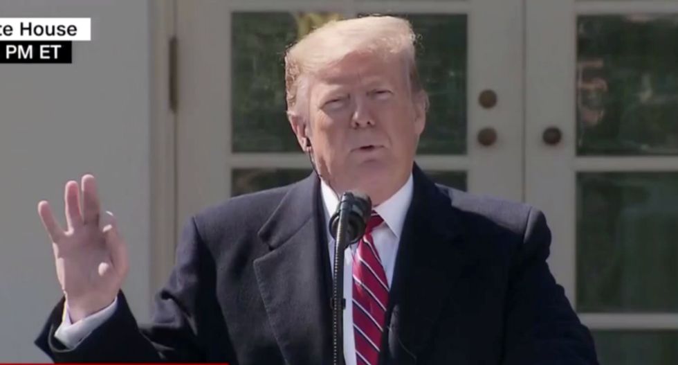 Trump whines he's the victim of discrimination in bonkers rant about Twitter 'colluding'