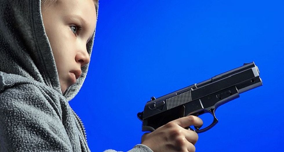 Officials horrified after first graders get ahold of gun meant to protect school against mass shootings