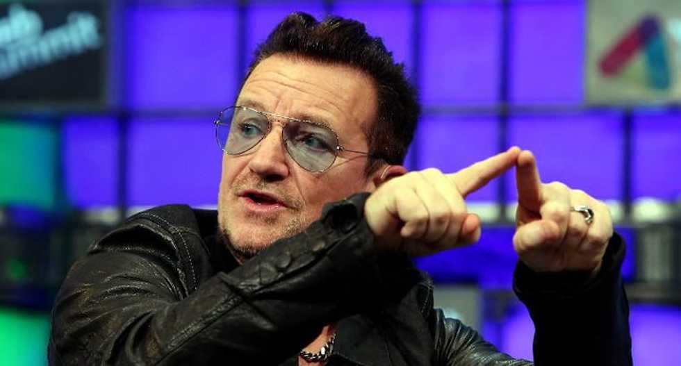 Bono says he may never play guitar again after bike fall