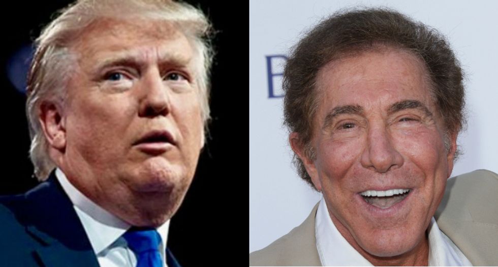 Trump has only liked 25 tweets — and his latest is about Steve Wynn's accusers