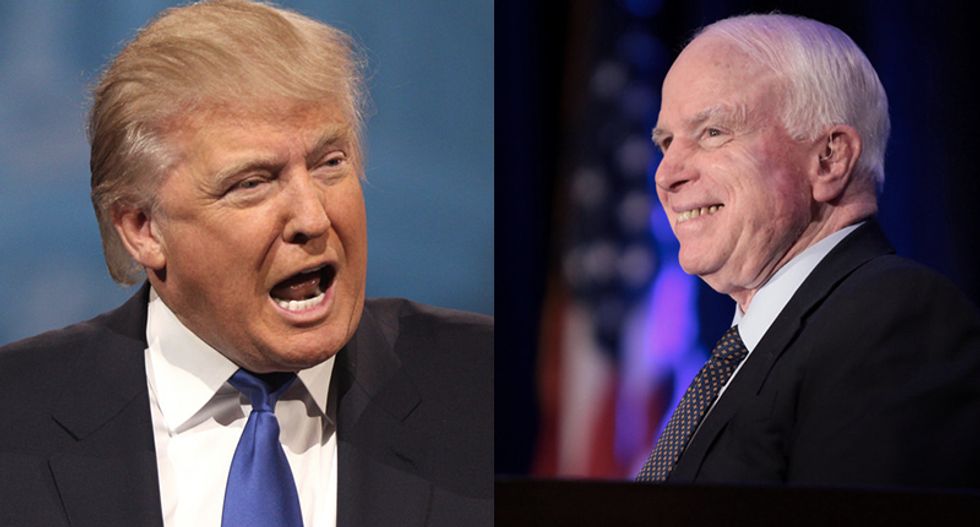 Trump demanded apology from John McCain in 2017 for withdrawing his endorsement: report