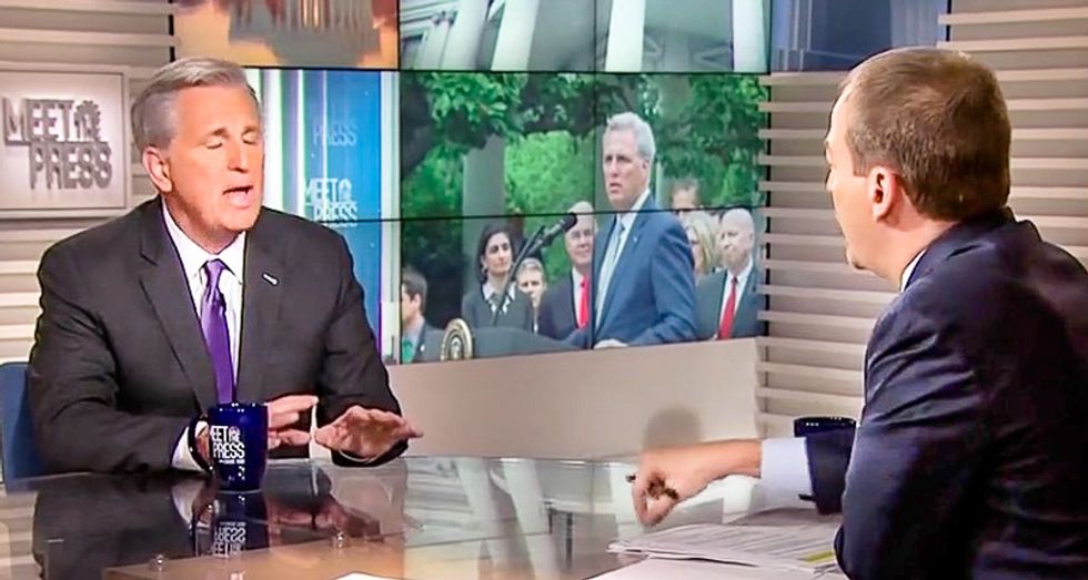 Chuck Todd nails GOP leader over conspiracy distractions: Republicans 'are afraid of the facts being found'
