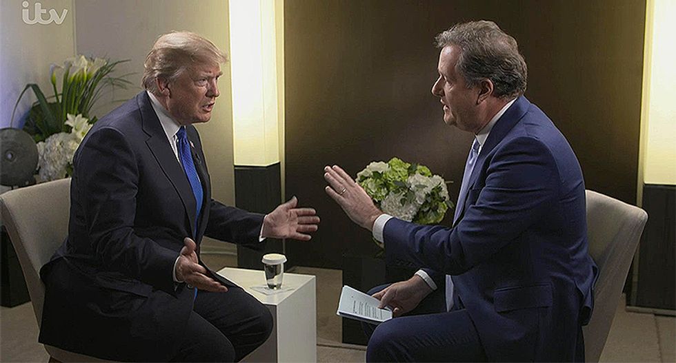 Piers Morgan celebrates Donald Trump because he ‘doesn’t mind criticism’ and 'apologized' for retweeting terrorist