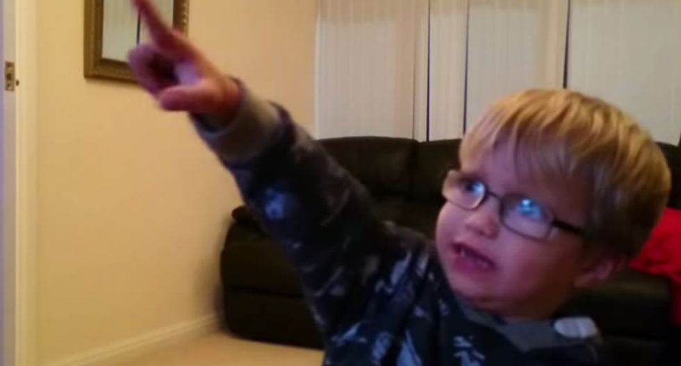 WATCH: 3-year-old boy loses it as he watches 'Star Wars' for the first time