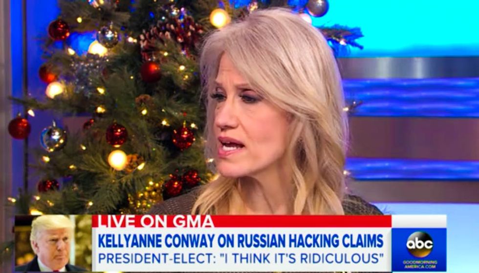 Kellyanne Conway defends Tillerson's Russia ties: 'It's not like he's pounding down vodka with Putin'