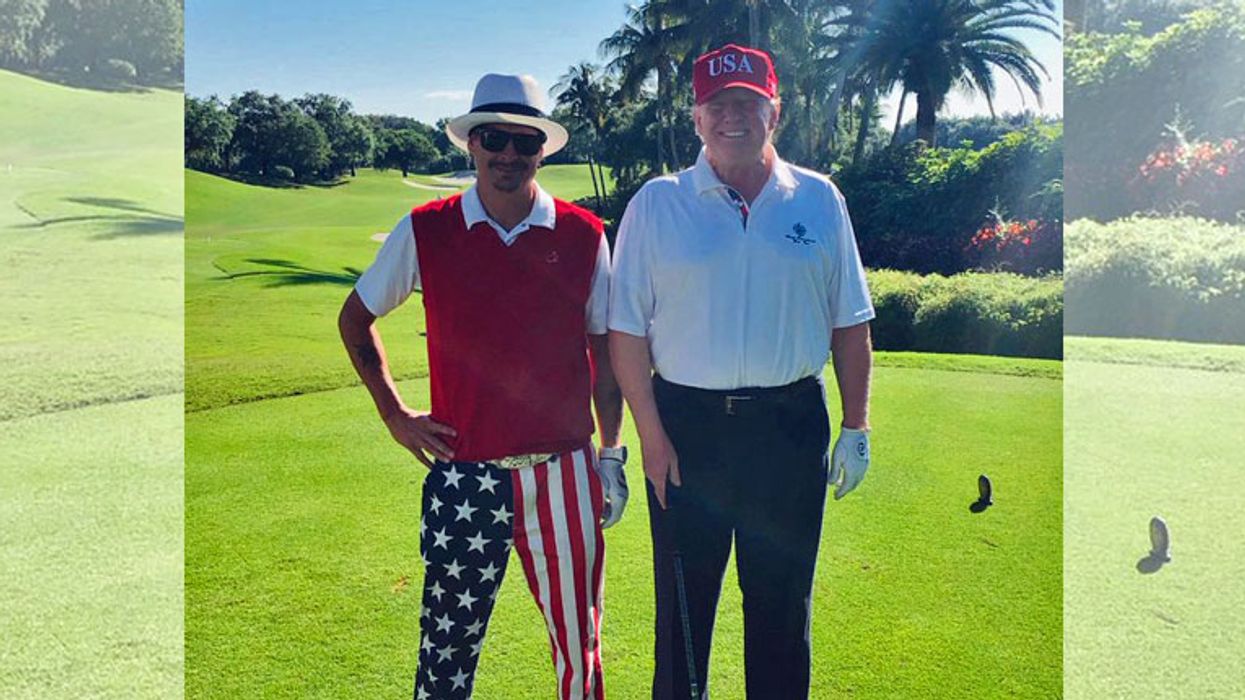'Giant hypocrite' Kid Rock brutally mocked for wearing Budweiser hat to Fox News interview
