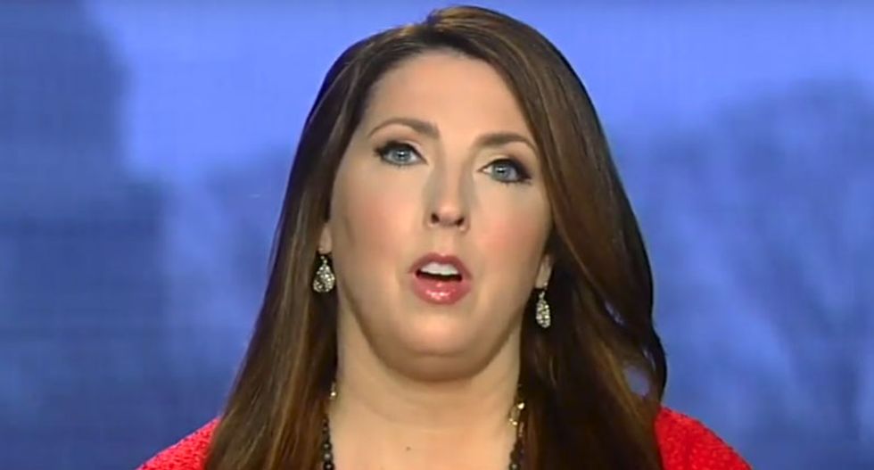 GOP chairwoman makes D-Day all about Trump -- and scolds Americans who aren't 'celebrating' him