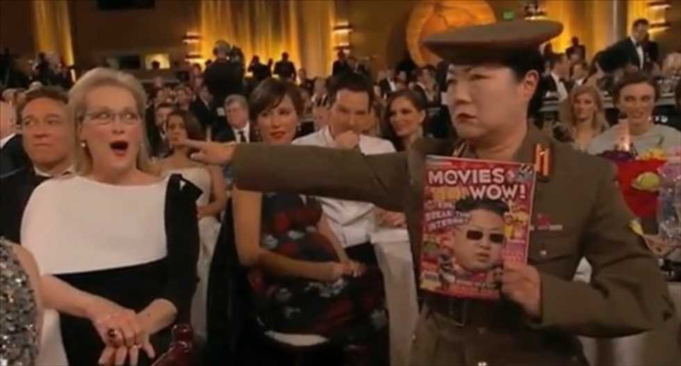 Margaret Cho defends Golden Globes jokes about North Korea: 'I'm playing the rice card'