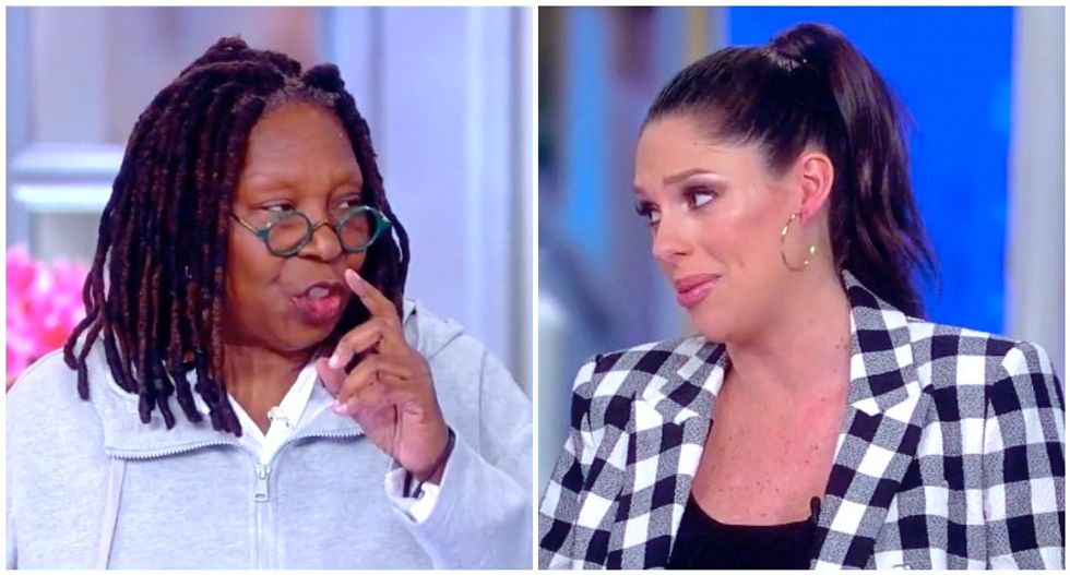 The View's Whoopi Goldberg shuts down Abby Huntsman's attempts to joke about Mueller findings: 'That's not funny'