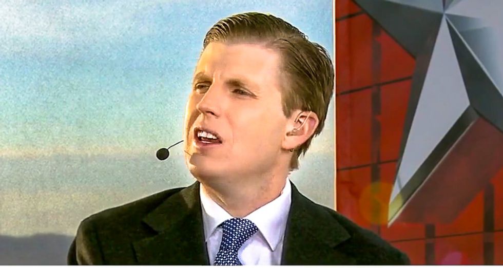 Eric Trump’s ugly ‘three extra shekels’ attack on Bob Woodward draws accusations of anti-Semitism