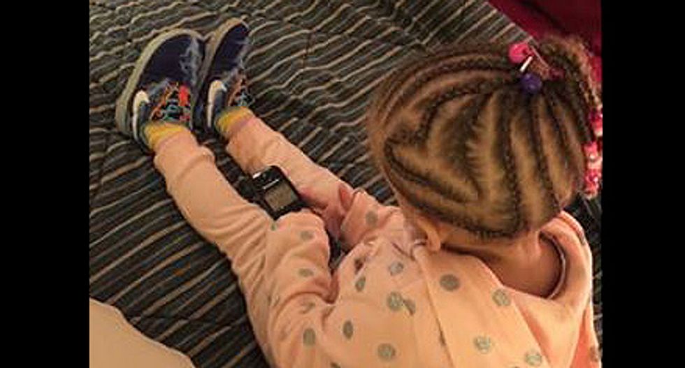 'She looks black and she’s not!': White mom goes on racist rant after black dad cornrows daughter's hair