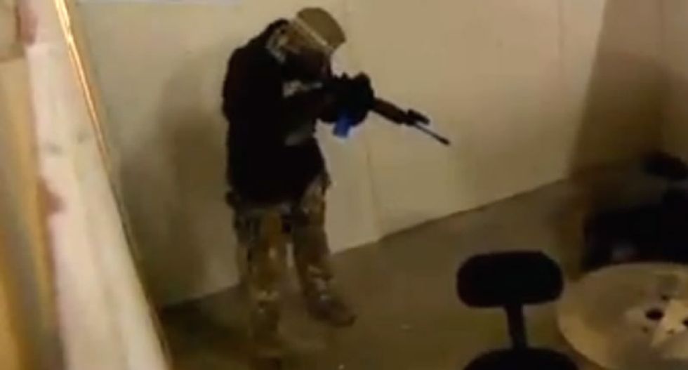 Texas gun rights group reenacts Paris massacre with 'armed civilian' -- and everyone still dies