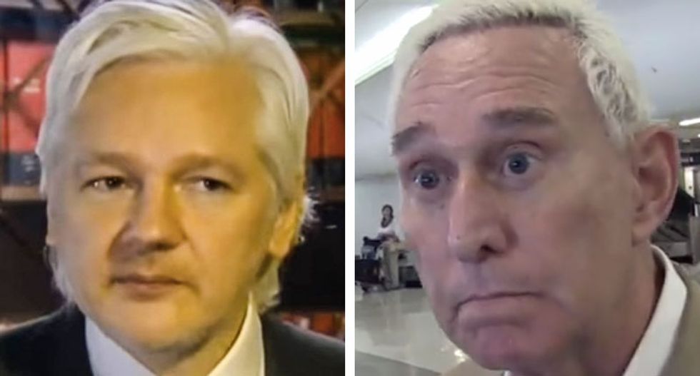Longtime Trump ally Roger Stone visits Ecuadorian Embassy sheltering Julian Assange
