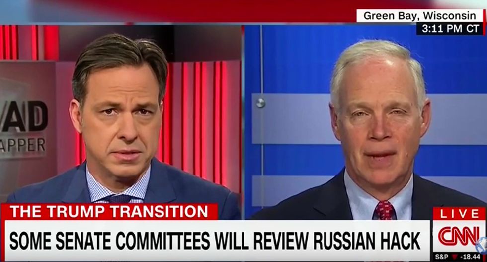 CNN's Jake Tapper takes shot at GOP senator for ducking question on Trump's failure to criticize Putin