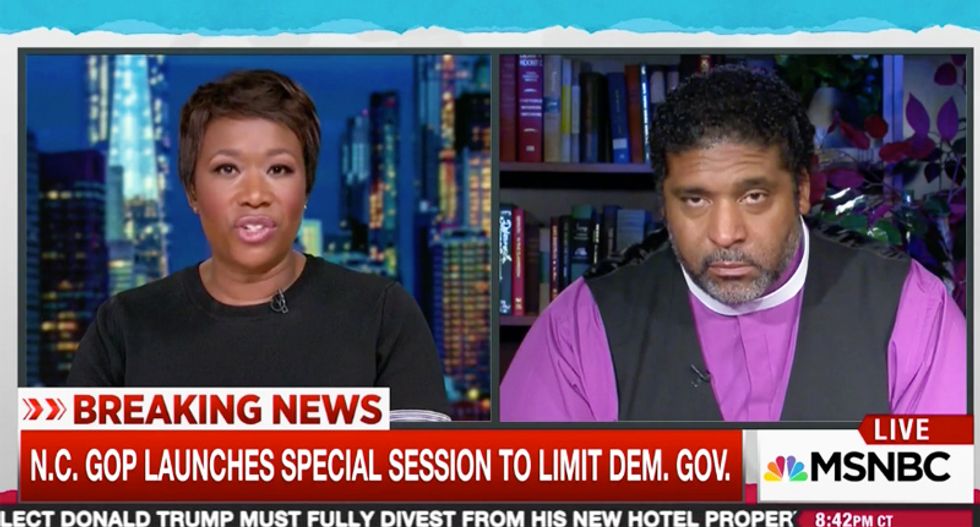 'Extremism gone amuck': Joy Reid and Moral Monday leader rip North Carolina GOP power grab after McCrory loss