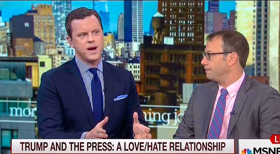 'We report factual or otherwise': Morning Joe host makes frightening Freudian slip