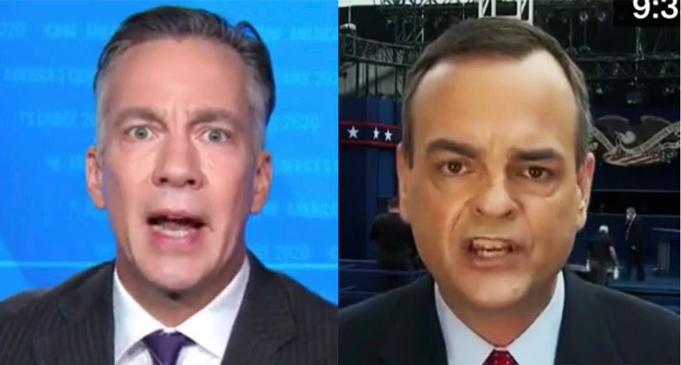 Trump spokesperson resorts to insulting CNN host in off-the-rails interview over president's tax scandal