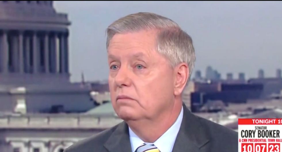 Lindsey Graham squirms as CNN host grills him over his role in passing the Steele dossier to the FBI