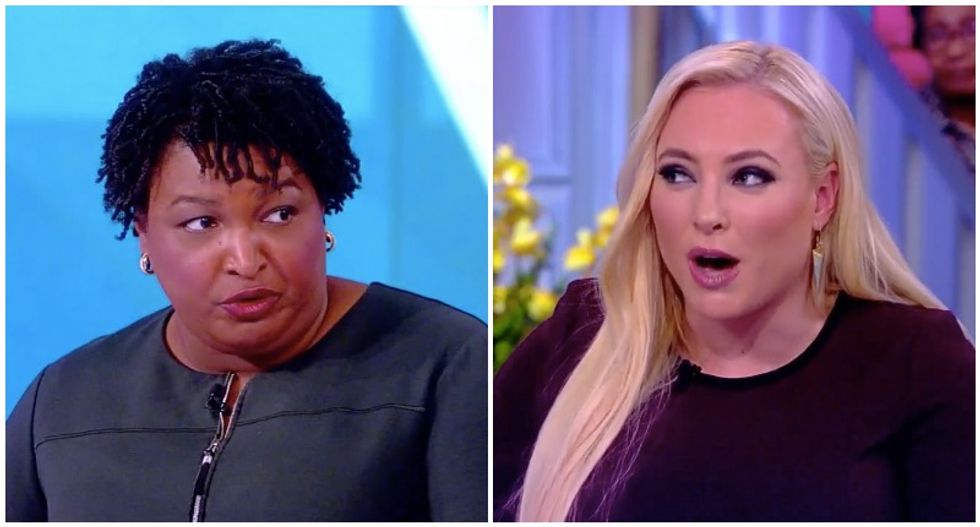Stacey Abrams patiently schools The View's Meghan McCain on the truth about the Mueller investigation