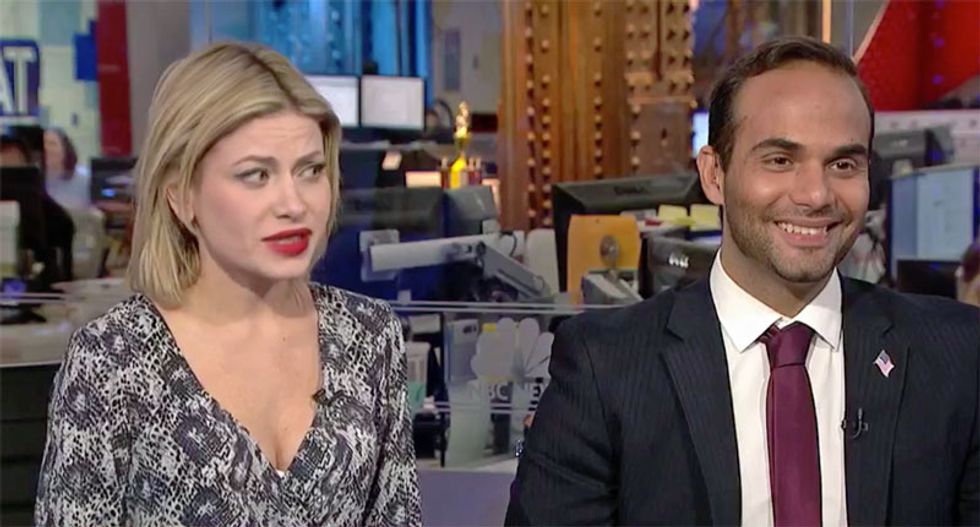 Wife of convicted Trump campaign adviser bizarrely volunteers that people think they killed missing professor