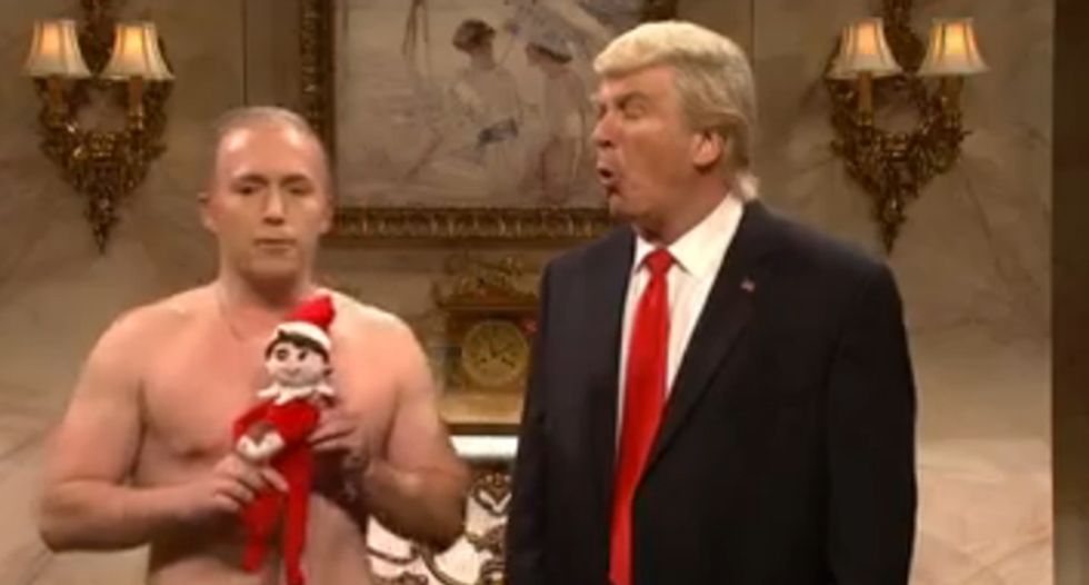 'Mr. Trump, you are the gift': Putin stops by SNL to wish Alec Baldwin’s Trump a Merry Christmas
