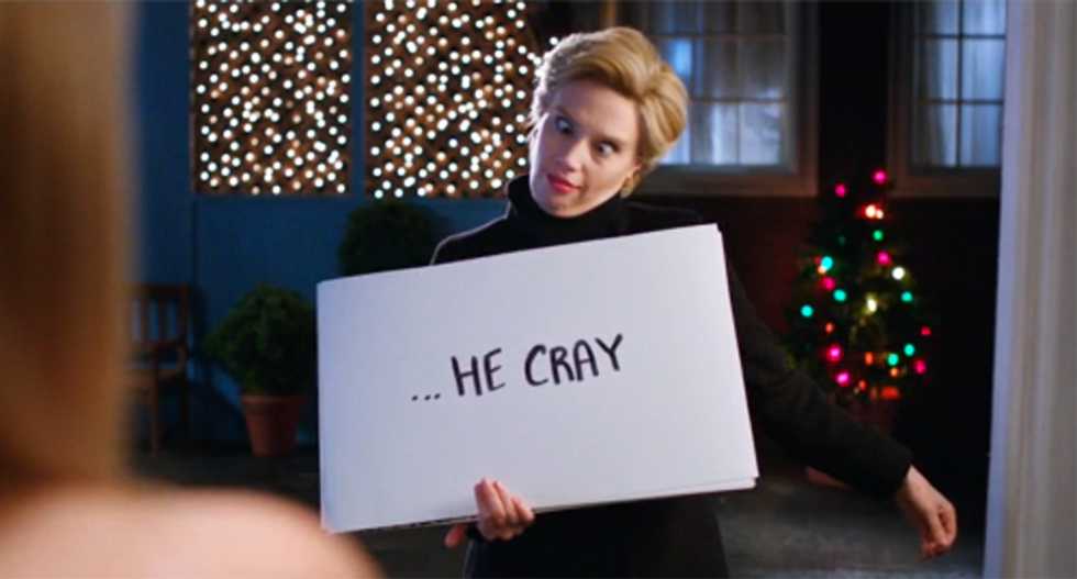Watch SNL's Hillary Clinton woo a Trump elector in brilliant 'Love Actually' parody