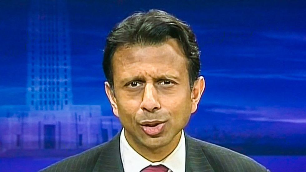 'Our god wins': Bobby Jindal tells atheists his hate group prayer rally is 'a time-honored tradition'