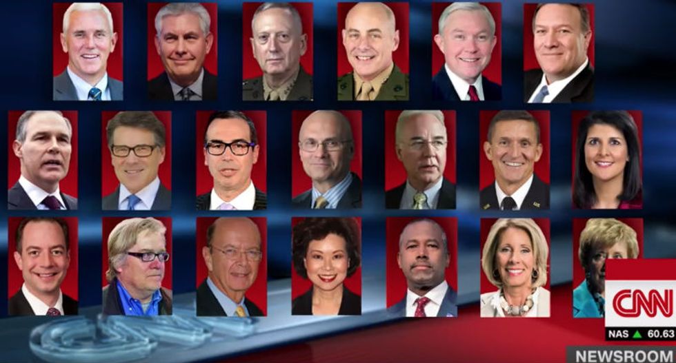 Trump has thrown a lot of cabinet members under the bus