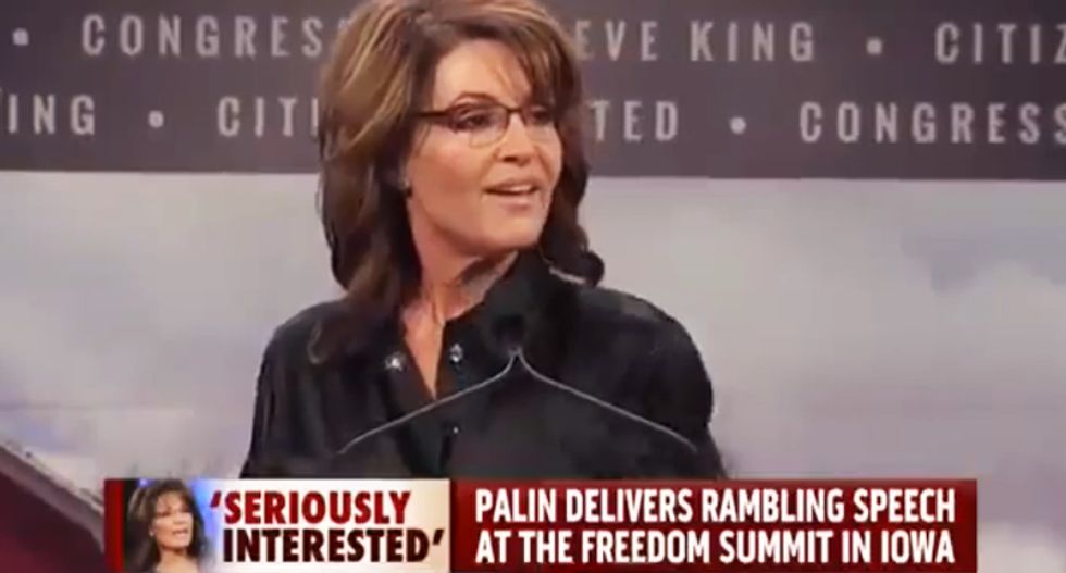 Conservatives lament decline of Sarah Palin following 'rambling, painful' weekend speech