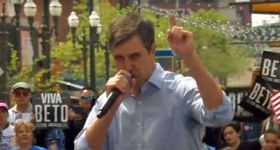 Beto O’Rourke holds huge rally near the southern border -- that Trump threatens to close