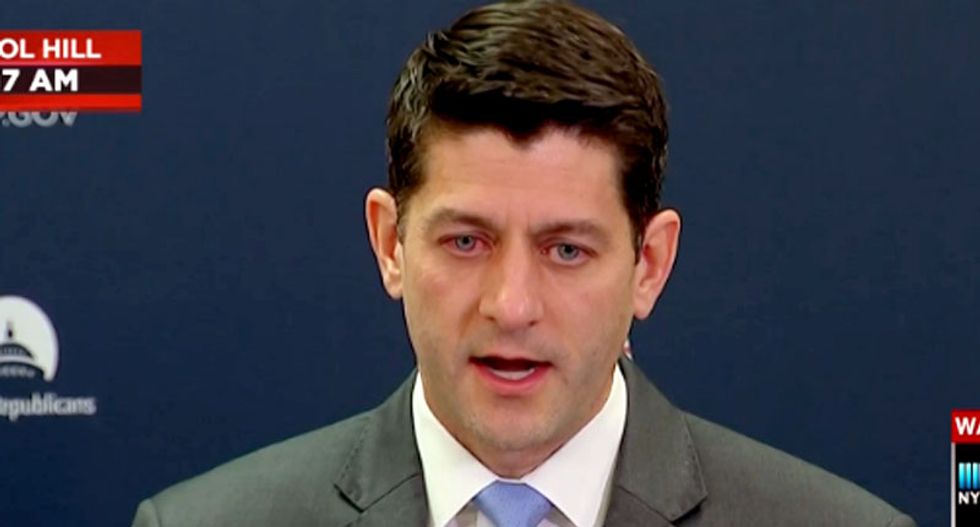 Was Trump ‘vindicated in any way?’ Paul Ryan refuses to answer after reporter nails him over Nunes memo