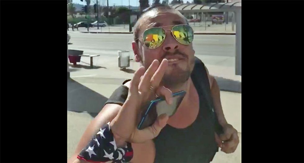 'God bless Trump': Man threatens Asian woman with promise the US will 'nuke' North Korea