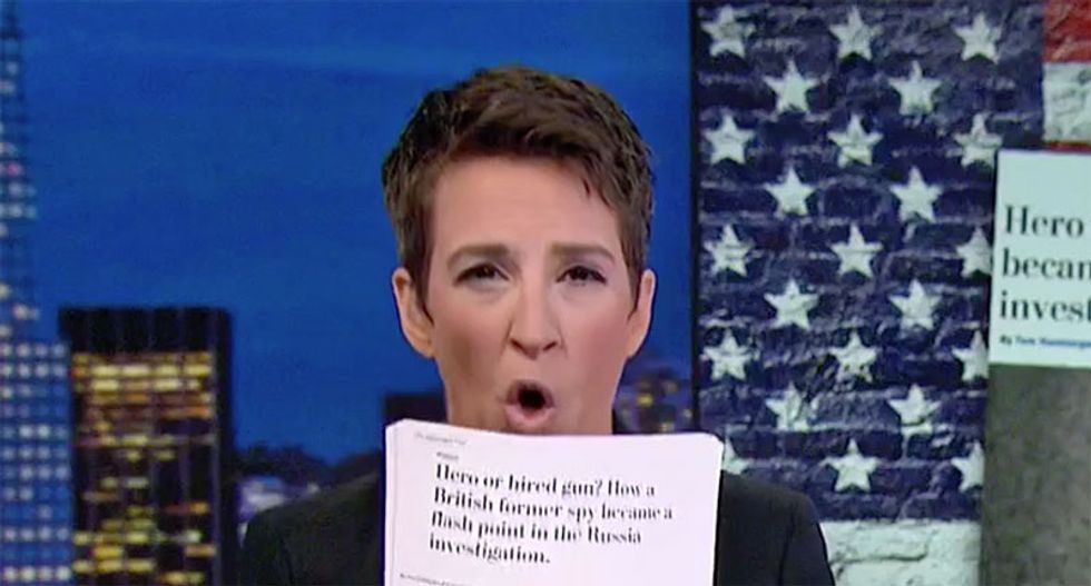 ‘The whole game plan’: Maddow lays out ‘the centerpiece’ of Trump’s defense strategy in Russia probe