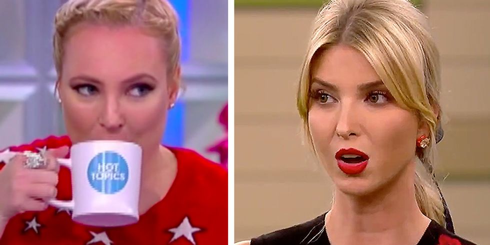 Meghan McCain calls BS on Ivanka for insisting she’s not ‘a political person’ while working in her dad’s White House